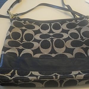 Coach denim purse